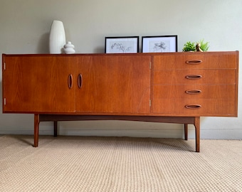 SOLD Mid Century FLER 64 Teak Sideboard