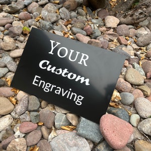 Custom Engraved Acrylic Signs, Personalized, Plastic, Uv Stable, Business, Plaque, Events, phenolic, electrical, mechanical