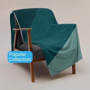 Jeté bleu sarcelle