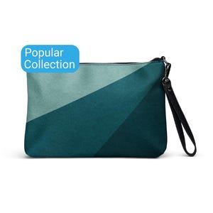 Teal Rays Collection Faux Leather Crossbody Sling Bag: Organizer Travel Purse