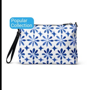 Cobalt Talavera Collection Faux Leather Crossbody Sling Bag