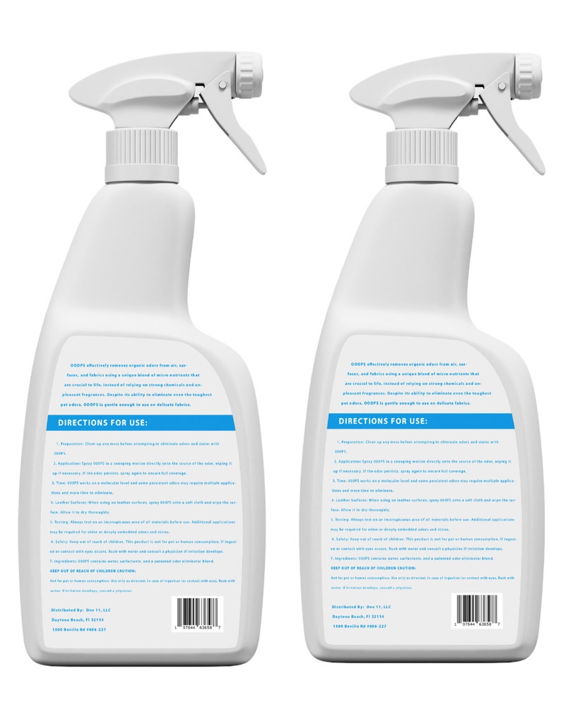 2 Pack OOOPS Pet Pooph Odor & Stain Eliminatorenzyme Pet Odor Etsy