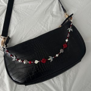 Beaded Purse Charm | Handmade Purse Charm | Beaded keychain for purse | Beaded accessory for purse | Beaded Bag Charm