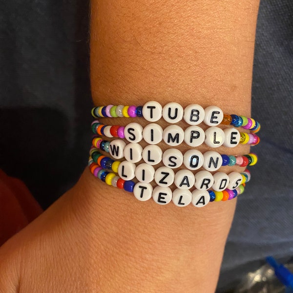 Phish beaded friendship bracelets