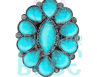 Turquoise gemstone PNG Turquoise Jewelry PNG Gemstone PNG Western Jewelry  Png Digital Download Instant Download Sublimation