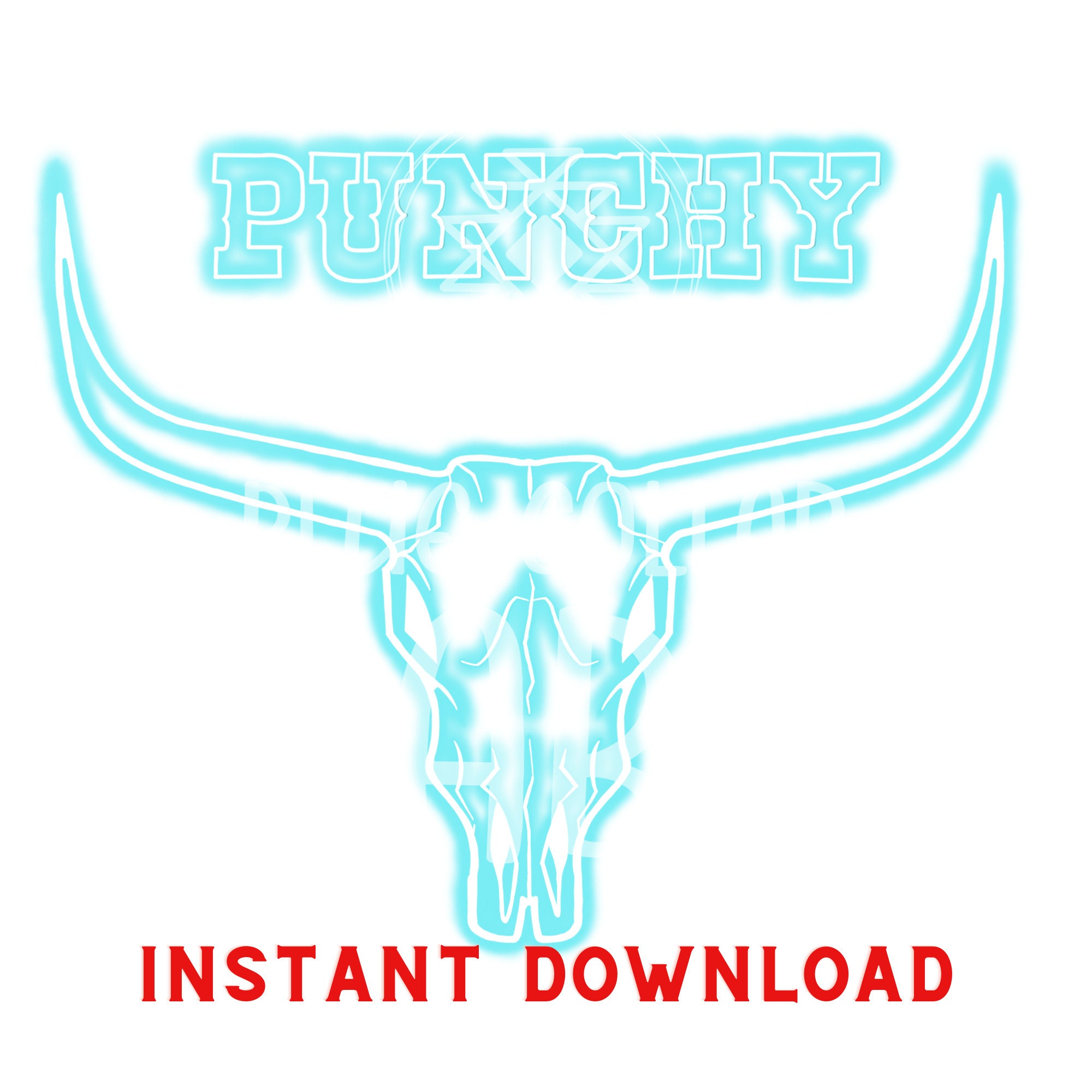 Punchy Neon Cow PNG Sublimation Western Rodeo Cowgirl Digital Download ...