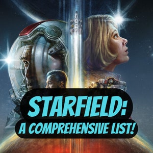 Starfield: Comprehensive List of Commands and IDs - Google Sheets - Instant Download