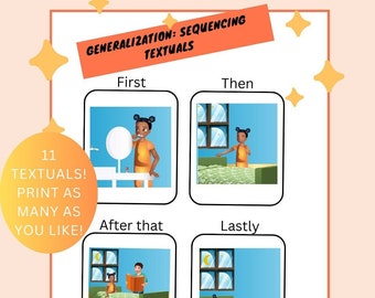 Sequencing, Sequencing template, Sequencing stimuli, Sequencing textual, ABA sequencing, order of events printable, Digital sequencing