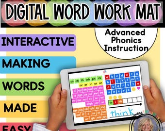 Cyfrowa mata do tworzenia słów, zaawansowane instrukcje fonetyczne, wirtualna tablica do tworzenia słów