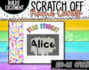 Zdrapka dostosowana dla nauczycieli Zdrapki pocztówki zajęcia szkolne zdrapka ujawnia wszystko o mnie zdrapki dla uczniów