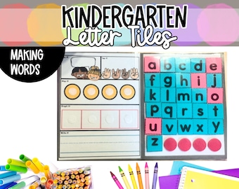 Praca ze słowami Tablica z literami Mata ze słowami Tablica do łączenia liter Zestaw do pracy ze słowami w nauce czytania Tablica z literami do nauki fonetyki