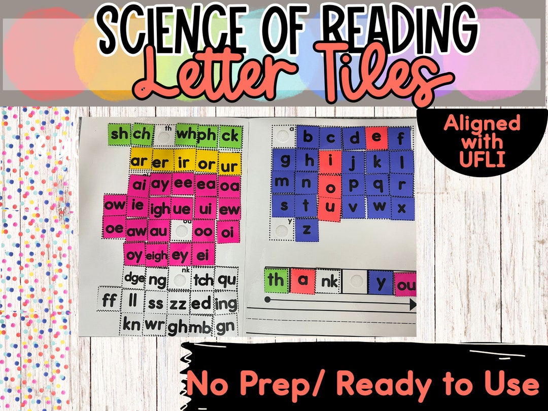 All about reading letter tiles printable