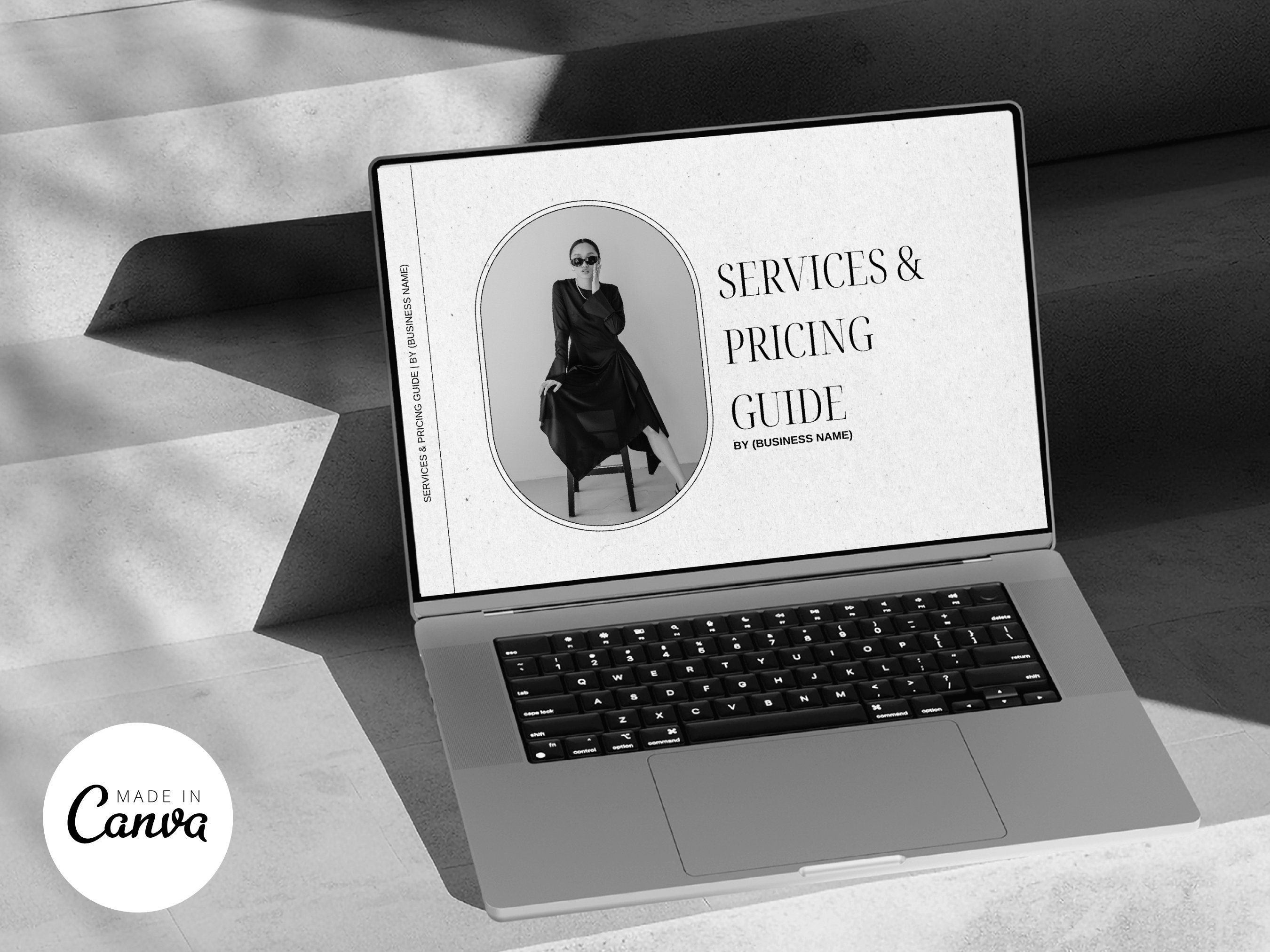 Services & Pricing Guide Template Canva Template Business Etsy