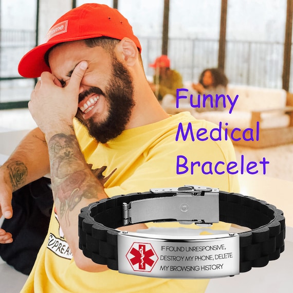 Medical Alert Bracelets for Women Jewelstruck Adjustable Emergency ID  Bracelets Free Engraving Personalized Medical Bracelets for Women Custom Medical  ID Bracelets for Women (Gold/Rose gold) : Amazon.ca: Clothing, Shoes &  Accessories