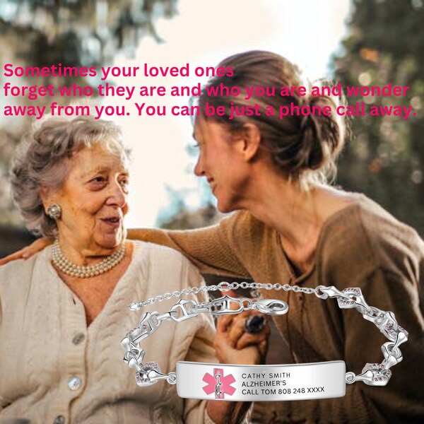 Alzheimer's Bracelet Etsy