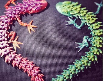 Flexi Lizard, Fidget Toy, Lizard Fidget, TDAH, Alívio do estresse, Ansiedade, Lagarto articulado, Fidget articulado