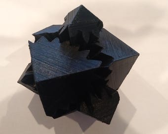 Interactive Gear Cube Fidget, 3D Printed, ADHD, Stress Relief