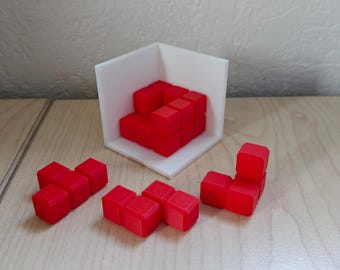 Cubo de rompecabezas 3x3, acertijo, prueba de CI