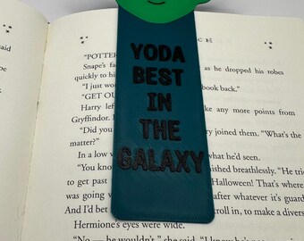 Yoda Best in The Galaxy Bookmark, Star Wars Bookmark