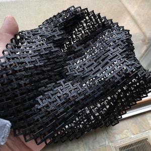Fidget Chainmail Square, 3D Printed Fabric, Fidget Blanket, ADHD, Anxiety, Stress Relief