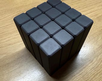 Fidget Cube, Flex Cube Fidget Toy, 3D Printed Stress Relief, Flexy Cube