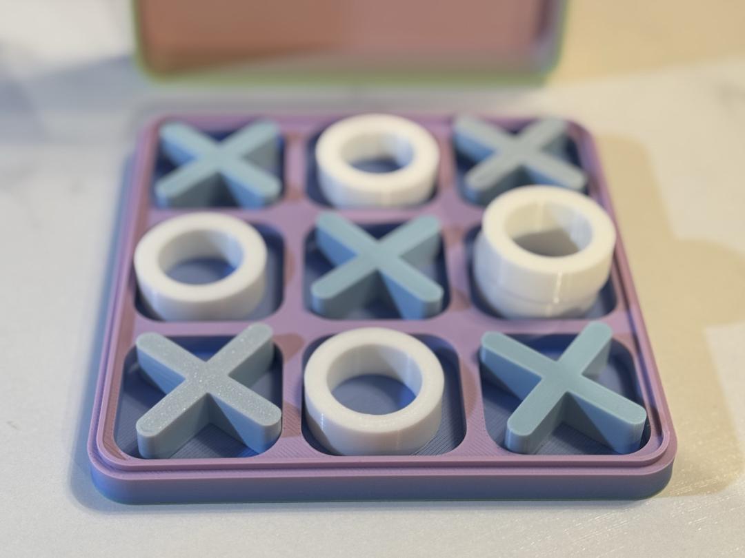 Jeu Tik Tac Toe avec étui, jeu amusant, jeu de voyage