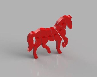 Flexi Horse, Fidget Toy, Articulated Horse, Stress Relief, Anxiety