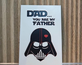 Dad You Are My Father Sign, Star Wars Sign