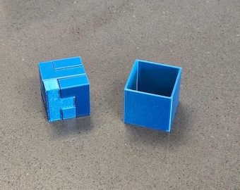 1 - inch Puzzle Cube, Puzzle Box, Brain Teaser