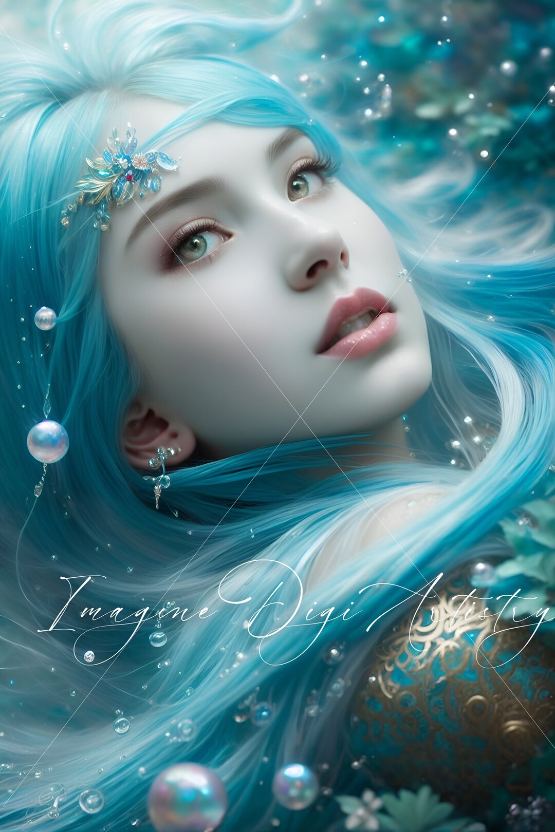 Goddess of the Sea, Digital Art for Mobile Wallpaper for Avatar for ...