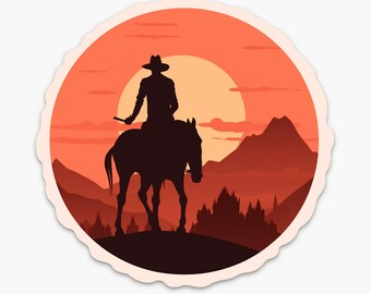 Cowboy Sticker