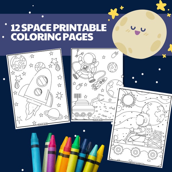 Space Coloring Pages