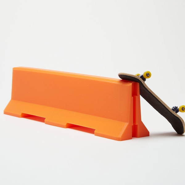 Fingerboard Jersey Barrier - 3D Printed