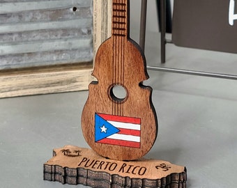 Mostrador del Cuatro Boricua, Boricua, Decoraciones puertorriqueñas, Souvenirs únicos, Souvenirs Puertorriqueños, Cuatro Puertorriqueño.