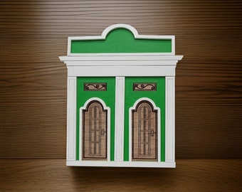 Magnete Casitas Viejo San Juan Porto Rico: legno dipinto a mano