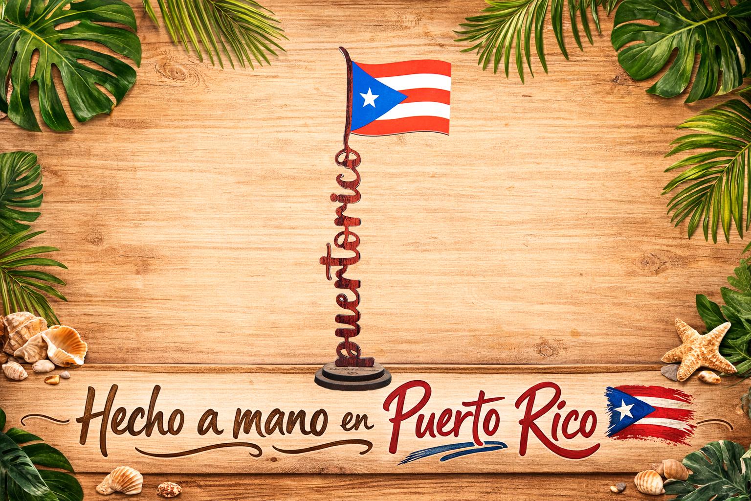 Puerto Rico Display Puerto Rico Flag Wood Display: Boricua Table Decor - Etsy