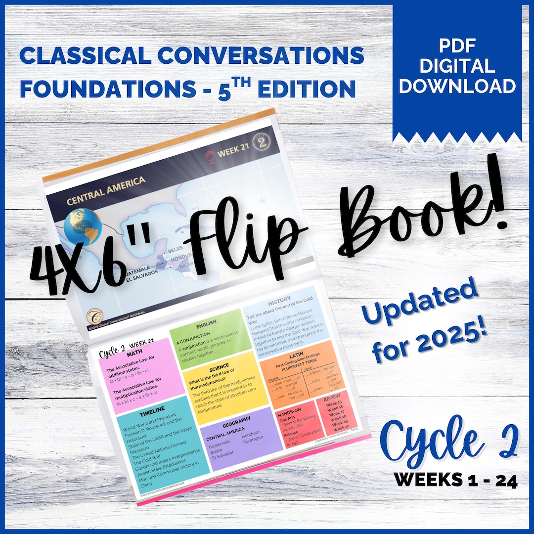 Cycle 2 Memory Work Flip Book: Classical Conversations Foundations ...