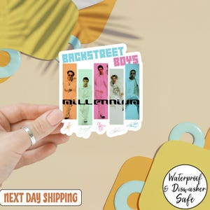 Pop Music Bring Memory Back Street Men Women Boys Girls Sticker, Backstreet Boy Sticker, BSB Rock Sticker, Vintage Pop Music Sticker