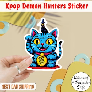 Cat And Bird Demon Hunters Sticker, Kpop Saja Boys Sticker, Kpop Demon Hunter Stickers, Derpy Sticker, Kpop Huntrix Sticker, Kawaii Sticker