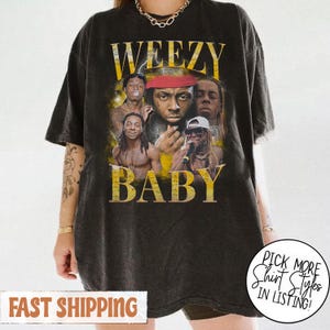 Weezy Baby Lil Wayne T-shirt, Vintage Bootleg Lil Wayne Shirt, Wayne North America Tour Shirt, Lil Wayne Merch Tee, Rap Music Tour 2025
