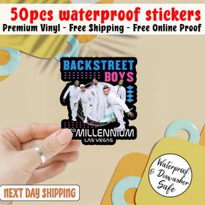 Backstreet Boy Sticker, Backstreet Boys Millennium Tour Music Sticker, Pop Music Bring Memory Back Street Sticker, BSB Rock Sticker