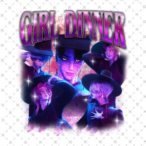 Girl Dinner Saja Boys Png, Kpop Demon Hunters Png, Kpop Huntrix Png, Bootleg Saja Boys Fan Gifts, Demon Hunters Fan Art Digital Download