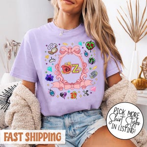 Descendants Zombies World Tour Matching T-shirt, Disney The Rise Of Red Group Shirt, Descendants Concert, Summer Music Festival Tee