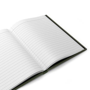 Personalisiertes Golf Journal, Imitat Grüner Stoff Druck, Golfer Geschenk Bild 5