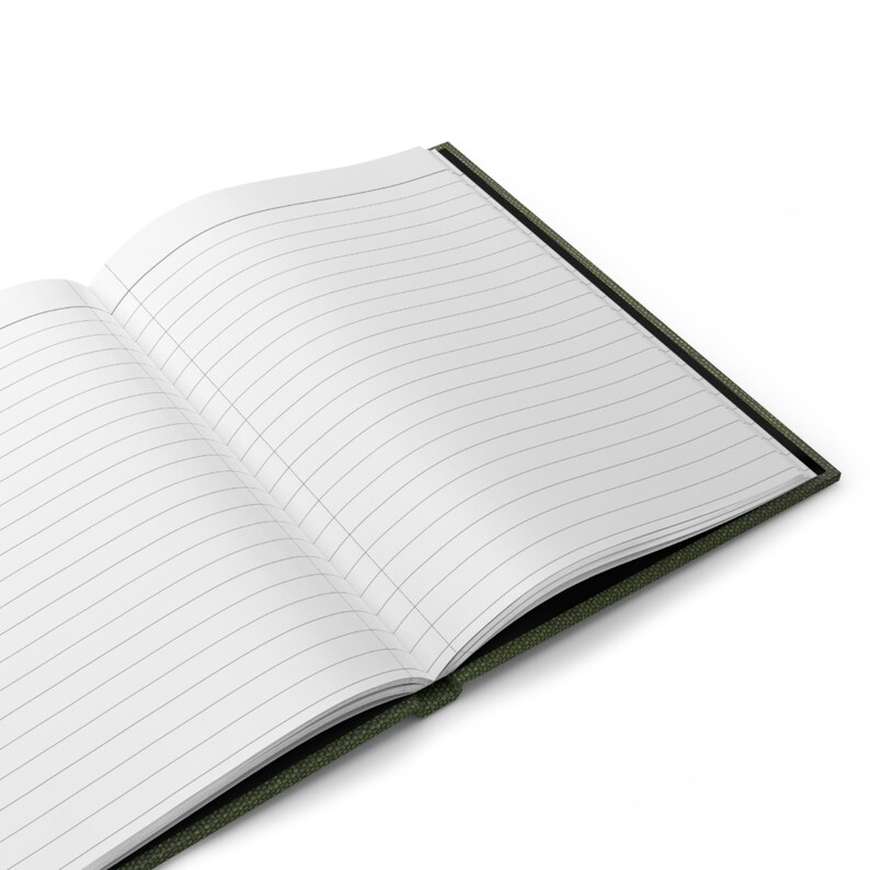 Personalisiertes Golf Journal, Imitat Grüner Stoff Druck, Golfer Geschenk Bild 5