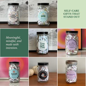 You Got This Affirmation Jar, Notes of Encouragement, Choice of Motivation & Healing Affirmations for Daily Positivity image 18