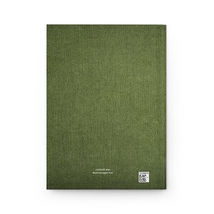 Personalisiertes Golf Journal, Imitat Grüner Stoff Druck, Golfer Geschenk Bild 3