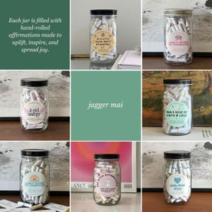 You Got This Affirmation Jar, Notes of Encouragement, Choice of Motivation & Healing Affirmations for Daily Positivity image 17