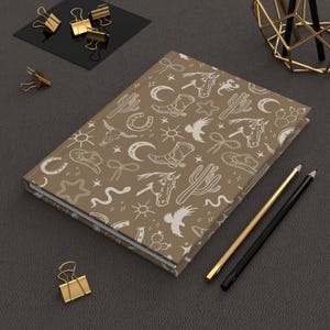 Boho Western Journal – Neutral Desert Vibes Notebook | Cowgirl Core Aesthetic, Rustic Rodeo Stationery, Southwest-Inspired Journal image 6