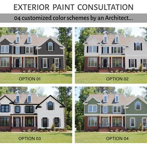 Exterior Paint Renderings|Interior Design Service|e-design|Custom Paint Help|Paint Colors|House Colors|Exterior House|Visualization|Exterior